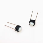 10/20/50/100PCS SKRGAED010 ALPS Tact Switch 6*6*5 White Black Touch Switch 6*6*5mm DIP Tactile Push Button Micro Switch