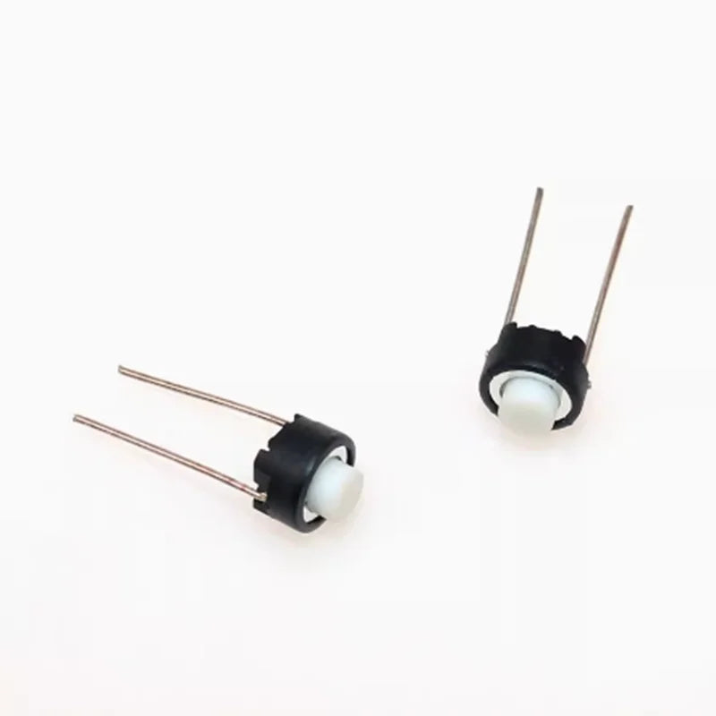 10/20/50/100PCS SKRGAED010 ALPS Tact Switch 6*6*5 White Black Touch Switch 6*6*5mm DIP Tactile Push Button Micro Switch