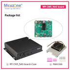 Raspberry Pi CM5_NAS_M.2 board,3* NVME ssd, M.2 support 22110 2280 2242,2.5Gbps ETH and GIGA ethernet, OpenMediaVault,4*PCIE