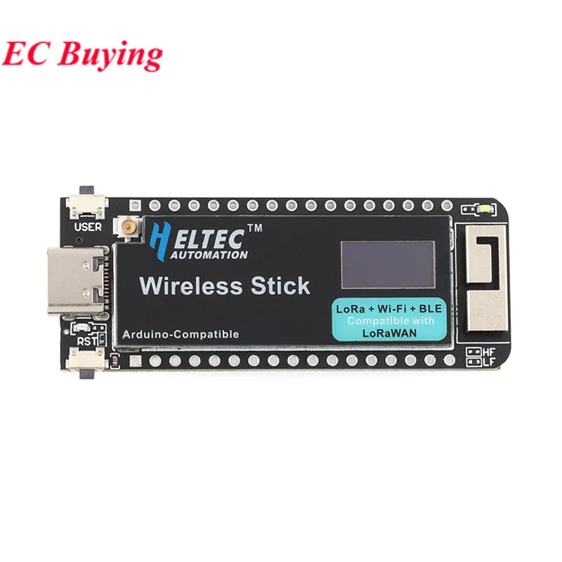 ESP32 Wireless Stick SX1262 LoRa WIFI BLE Development Board LoRAWAN 433-510MHz/863-928MHz Meshtastic Mesh Network For Arduino