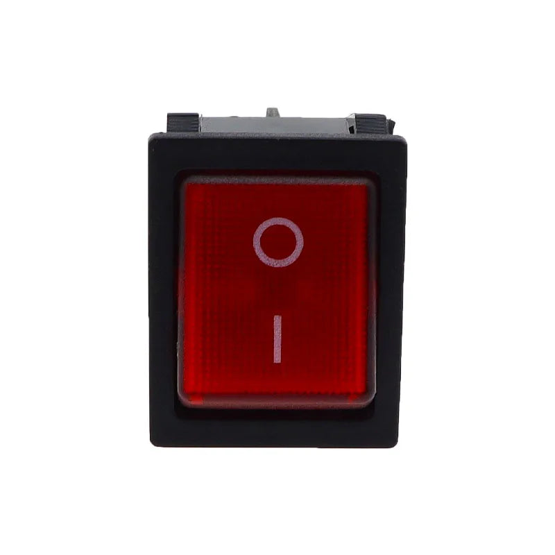 1PCS 40A 250V AC High Current,ON/OFF,4/6Pin Special for Eelding Machine,KCD4,Sterling Silver Point,Rocker Power Button Switches