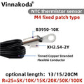 M4 Surface Fixed Temperature Probe NTC -5K 10K 15K 20K 50K 100K Thermistor Negative Temperature Coefficient Probe 13/15/20CM