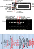 Original STC8H8K64U core board 8051 microcontroller core learning development board USB download burning seat