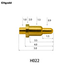 5pcs Pogo Pin Connector Pogopin Battery Spring Loaded Contact SMD Needle PCB 2 3 4 5 6 7 8 9 10 12 14 MM Test Probe H021 - H040