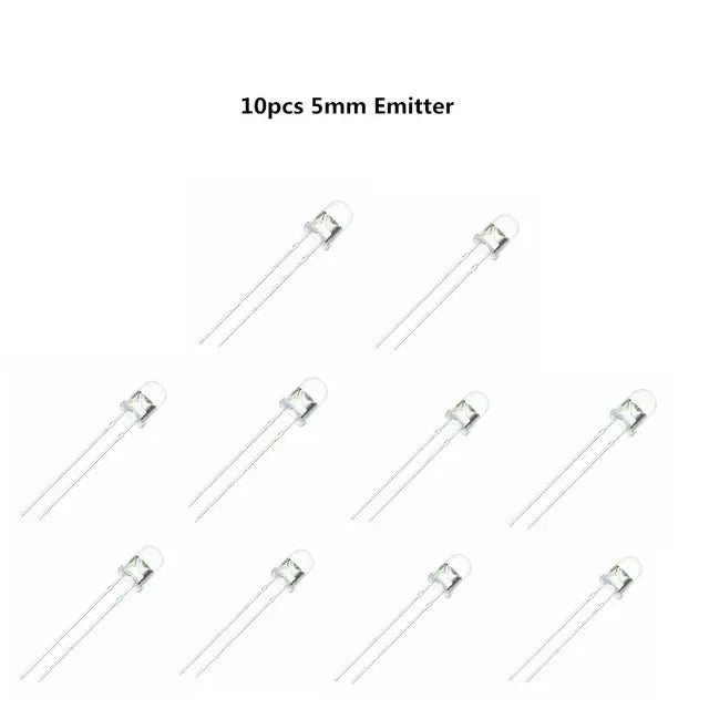 10pairs 3mm 5mm 940nm LEDs Infrared Emitter and IR Receiver Diode Diodes 301A