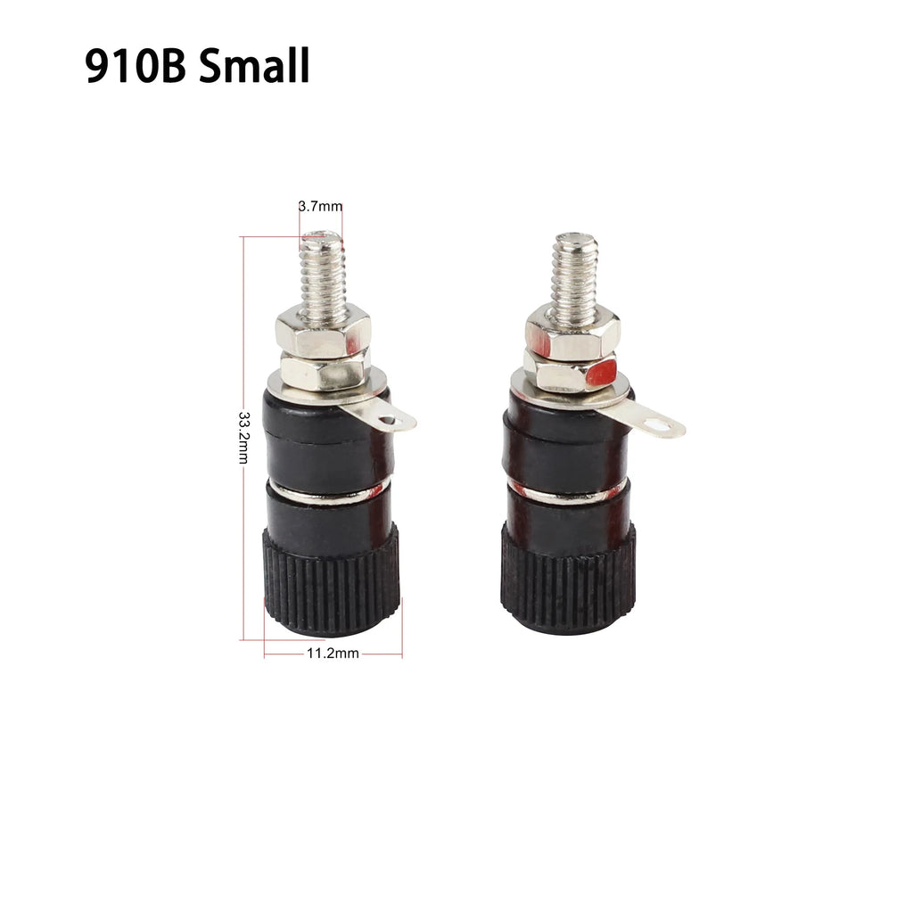 10 PCS  JS-910B 999B Binding Posts Terminals 4mm Banana Plug Socket 4mm Terminal Connector for Amplifier Arduino