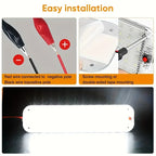 2pcs 12V-80V 72LED Roof Light Interior Light Bar Strip Light With Switch LED Car Interior Lamp Lighting Camper Bus Motorhome 10W
