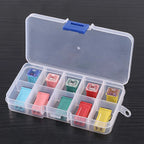 10 Piece Automotive Low and High/Standard Box Fuse 20A 30A 40A 50A 60A Fuse Combination Kit for Pickup Trucks, Cars and SUV