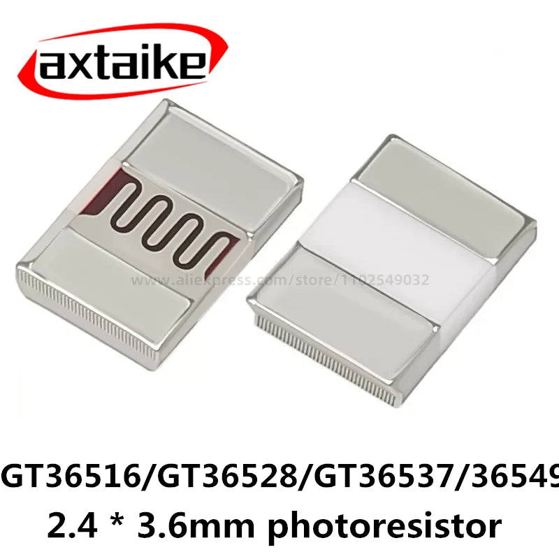 10PCS SMD Photoresistor GT36516/GT36528/GT36537/GT36549 2.4x3.6MM LDR Light-Dependent Resistor