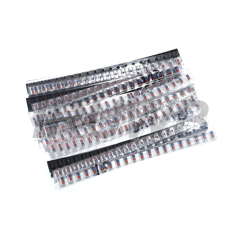 300PCS SMD Diode Set 1N4148 0.5W 1/2W 3V-24V 2V-39V SMD LL34 Zener Diode Kit