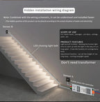 24V Running Water Flowing LED Strip Light 2in 1 PIR Motion Sensor Stair Controller for WS2811 Pixel Chasing Effect Tape Lamp