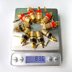 5-10pcs Amplifier Speaker Terminal Gold Plated Binding Post Banana Plug Socket Connector Suitable for 4mm Banana Plugs