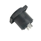4/10/20pcs Panel Mount 4-Pole Audio Socket with Locking Mechanism - Suitable for Speaker & Amplifier Setups NL4MP