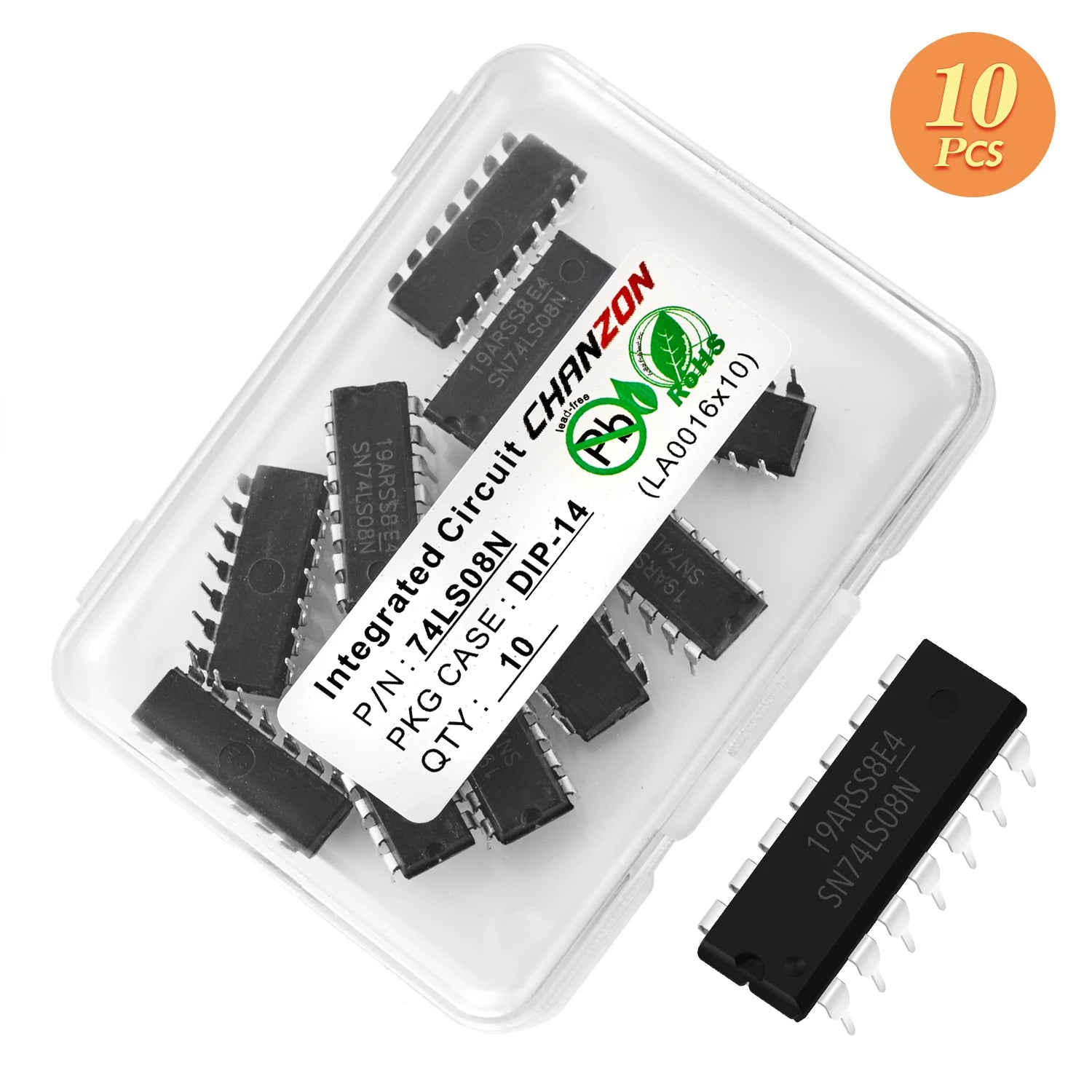 10PCS 74HC00N 74HC02N 74HC04N 74HC08N 74HC14N 74HC32N 74HC86N 74LS00N 74LS02N 74LS04N 74LS08N 74LS32N DIP DIP14 IC New Original