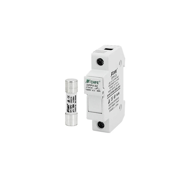 DC1000V/1500V DC Fuse Plug-in Photovoltaic DC Fuse 3A 10A 15A 20A 30A Fuse Holder for Solar Combiner Box