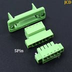 1/3/5 Set WF2EDG Pitch 3.81mm 2P/3P/4P/5P/6P/8P/9P/10P/12P/16P/24P Pluggable Terminal Block Connector 15EDGWC 3.81mm Pitch