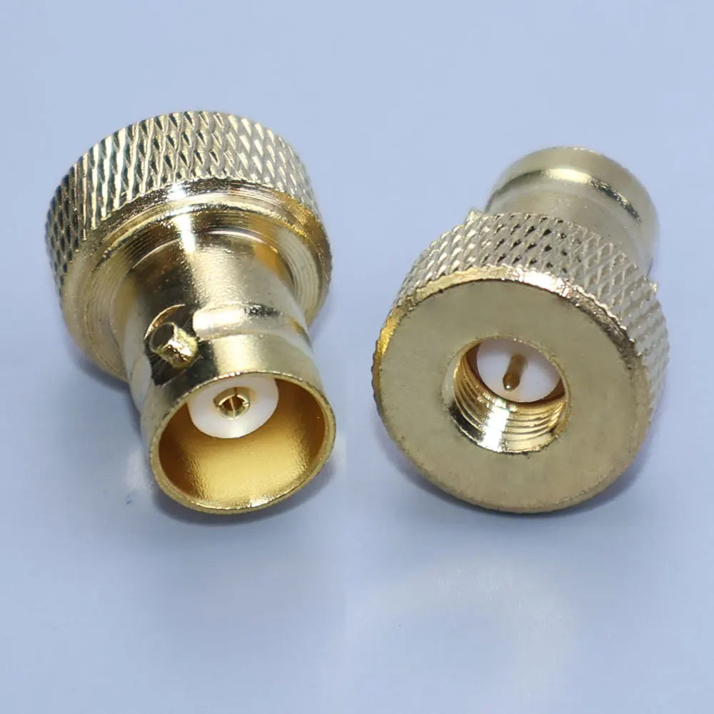 YanXi Round Disc BNC Female Jack To SMA Male Female Adapter Coaxial Radio Frequency Walkie-talkie Radio Antenna RF Connector