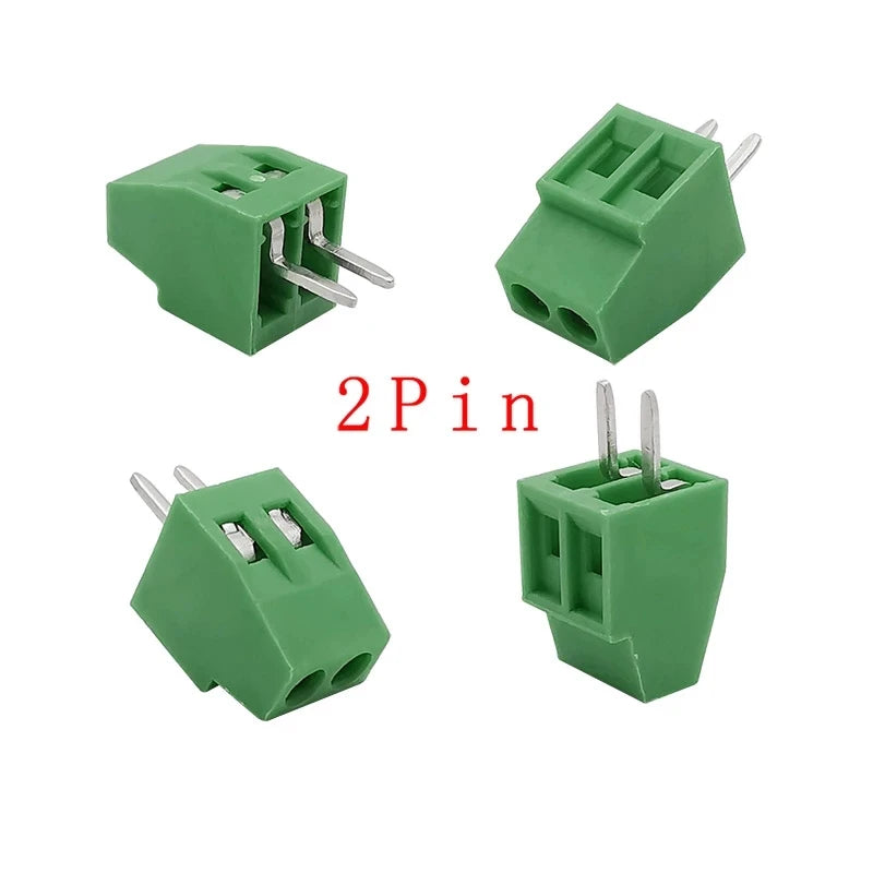 5/10Pcs Mini KF128 2.54mm PCB Screw Terminal Blocks Connector for Wires 2P/3P/4P/5P/6P/7P/8P/9P/10P/12P/16P Terminal KF128-2.54