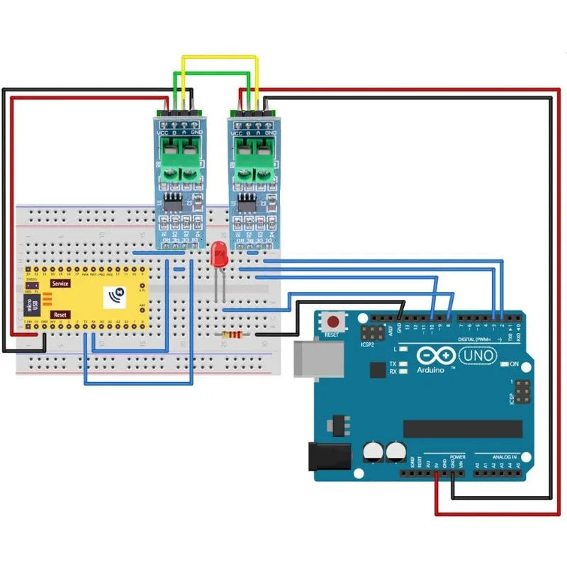 5/10pcs MAX485 Module RS-485 TTL Turn To RS485 MAX485CSA Converter For Arduino Microcontroller MCU Development Accessories