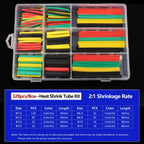 2:1 Heat Shrink Tube Kit Thermoresistant Shrinkage Tubing Wire Wrapping Electrical Connection Cable Insulation Sleeved Protecter