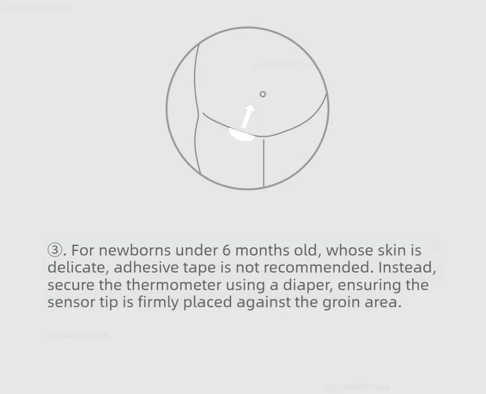 Miaomiaoce Digital Baby Smart Thermometer Clinical Thermometer High-precision Constant Monitor High Temperature Alarm