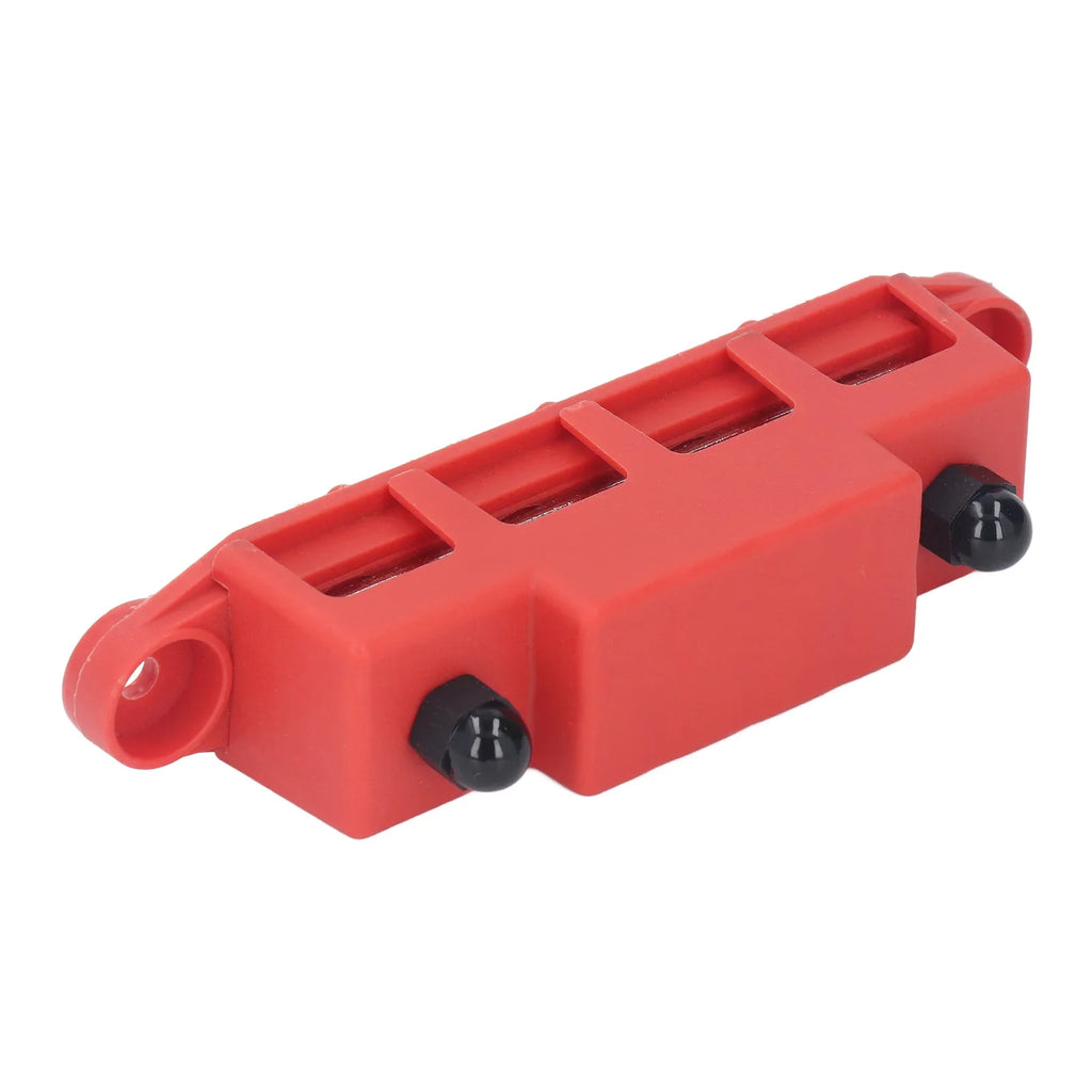 Power Distribution Block M8 Screw 4 Terminal Bus  DC 48V 250A for Automobile Boat Power Distribution Block Bus  250A