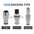 5/10Set GX12 GX16 GX20 Aviation Connector 2 3 4 5 6 7 8 9 10 12 14 15 Pin Docking Fixing Circular Metal Male Female Plug Socket
