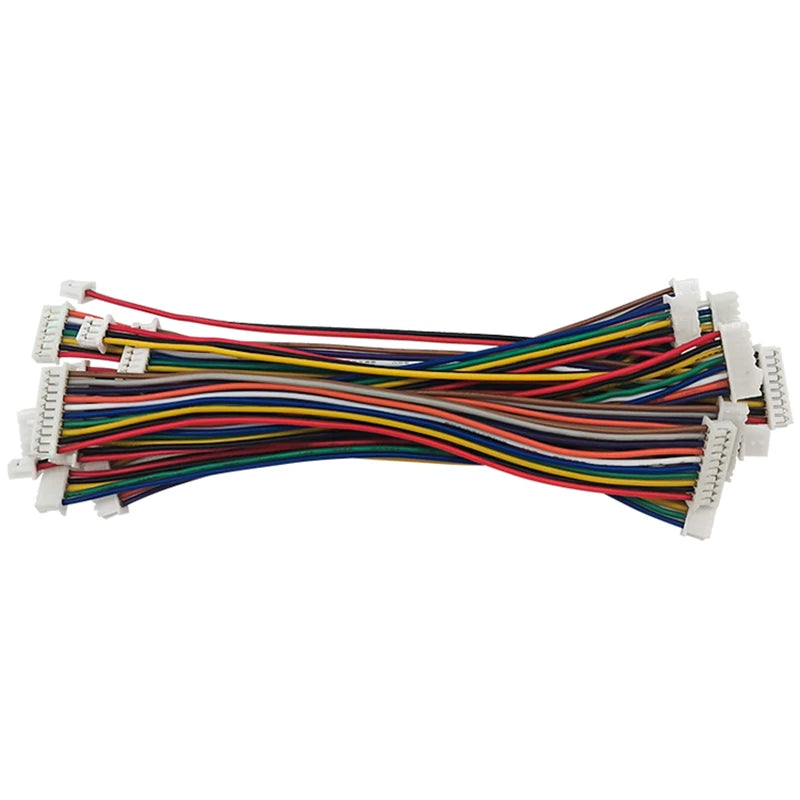 10PCS JST MX1.25 MX 1.25mm Wire Cable Connector 2/3/4/5/6/7/8/9/10/12 Pin 1.25MM Pitch Plug 10CM/20cm/30CM Wire Length 28AWG