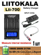 LiitoKala LCD Battery Charger for 21700 18650 26650 Smart Charger Lii-700 Lii-PD2 Lii-PD4 Lii-700