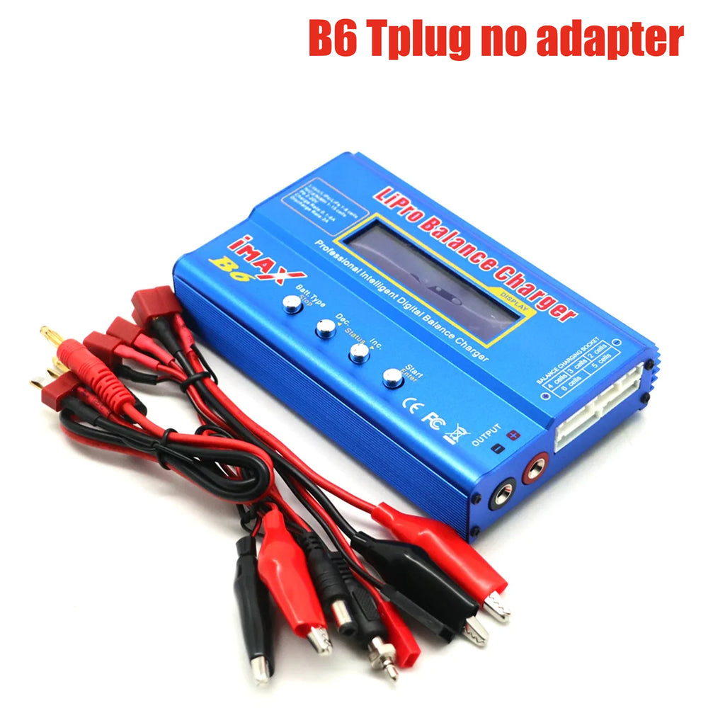 IMAX B6 / B6AC 80W T/XT60plug Lipro Balance Charger Adapter With 12v 5A AC POWER Adapter(EU/US/AU Plug) for RC Multirotor Drone