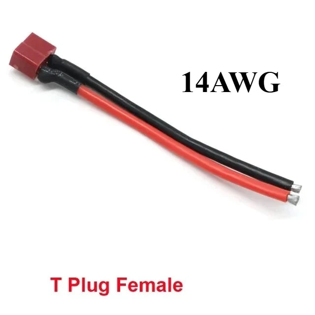 Xt60 Xt30 T Xt90 Mpx Plug Connector Male / Female Connector Plug With 12/14 /16awg Silicone Wire 100mm For Rc Battery Cable