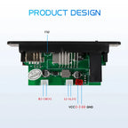 10W Digital Amplifier MP3 Decoder Board DC 5V Bluetooth 5.0 FM Support Microphone Car MP3 Player with Remote Controller