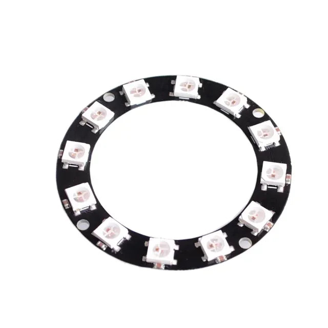 1-10pcs WS2812 RGB LED Ring 1Bit 8Bit 12Bit 16Bit 24Bit WS2812 5050 RGB LED Integrated Drivers