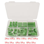 1 Box KF128 2.54mm Mini PCB Screw Terminal Block Connector KF128-2.54 2P 3P 4P 5P 6P 7P 8P 9P 10P 12P for 26-18AWG Cable