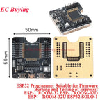 ESP8266 ESP-W&ROOM-32 ESP32-WROVER Development Board Test Programmer Socket Downloader Burning Fixture Tool for ESP-12F/07S/01