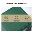 PU Window Collection Box Magnetic Closure Stain-resistant Trading Card Storage Box Moisture-proof with Lid Card Deck Box