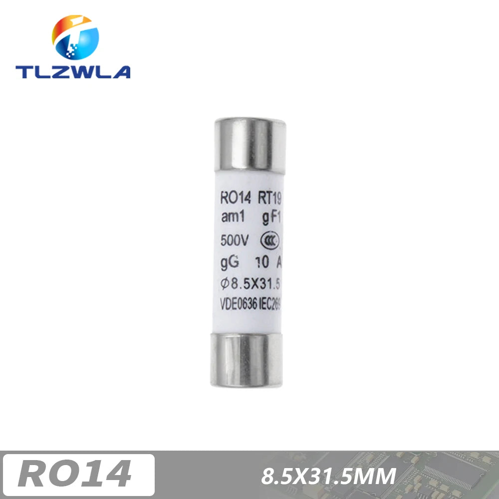 5PCS 8.5*31.5mm 14*51mm 22*58mm Fast low Ceramic Fuse 10x38mm Fuse 380V 500V 0.5A 1A 2A 4A 10A 16A 20A 32A RO14 RO15 RO16 RO17