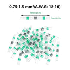 1000/100PCS Waterproof Heat Shrink Butt Wire Connectors Tinned Copper Solder Seal Wire Terminals Thermal Shrinkage Sleeve Splice