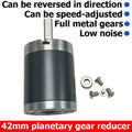 42MM planetary gearbox, 775 reduction motor. It can be equipped with 775 or 795 motors.