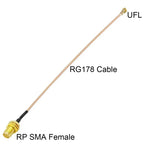 RP SMA Female to U.FL RG178 Cable Sockets Jack Connectors Adapter for Wifi Router GPS AP NEW Wholesale