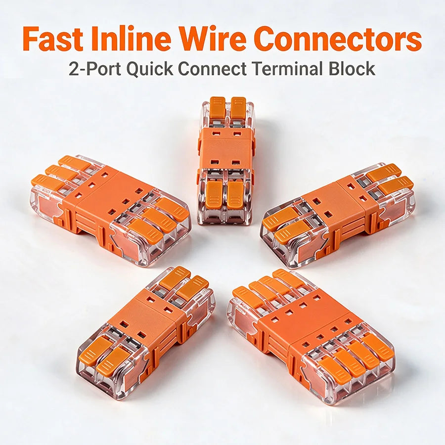 JINH Pluggable Terminal Block Free and Safe Insulation Quick Disconnect Terminal Block for Socket Household Wiring
