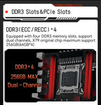 MACHINIST X79 Motherboard S7 LGA2011-3 Xeon Kit E5 2689 CPU Processor and DDR3(2x16gb)32gb 1866MHz Memory NVME/SATA M.2 M-ATX