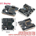 ESP8266 ESP-W&ROOM-32 ESP32-WROVER Development Board Test Programmer Socket Downloader Burning Fixture Tool for ESP-12F/07S/01