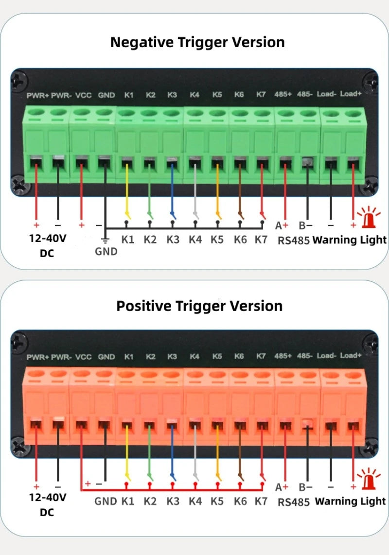 Triggerable Audio Player for Museum Exhibitions 7-Trigger Sound Player RS485 Alert Speaker BGM Player Triggered by Dry Contacts