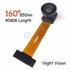 NEW OV2640 Camera Module for ESP32 CAM Camera Module 2MP 222 200 180 66 120 160 Degree 650nm 850nm Night Vision DVP 24PIN 0.5MM