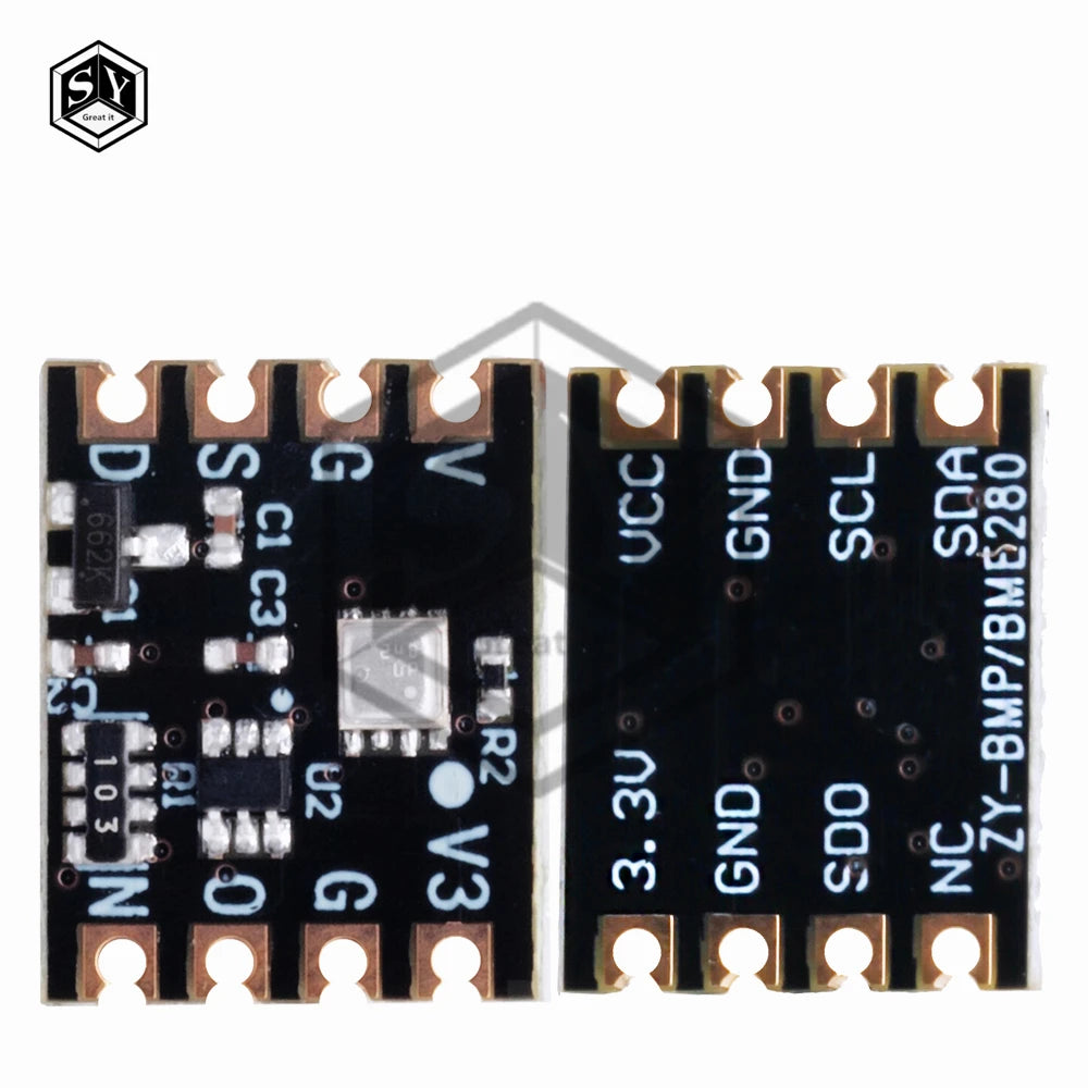 ZY BME280 Sensor Module: Precision Altimeter & Atmospheric Pressure Detector for Arduino (Black)