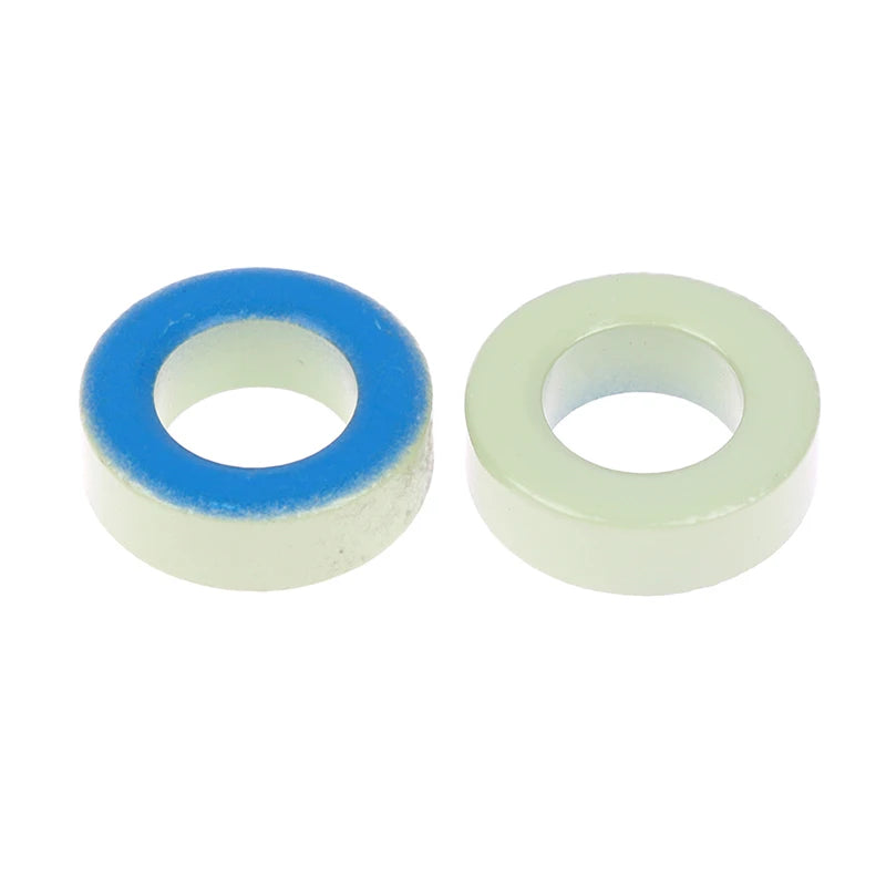 5pcs 24x14x8mm T94-52 Iron Ferrite Toroid Cores Blue Green Ring For Inductors Iron Powder Core Blue Green Ring