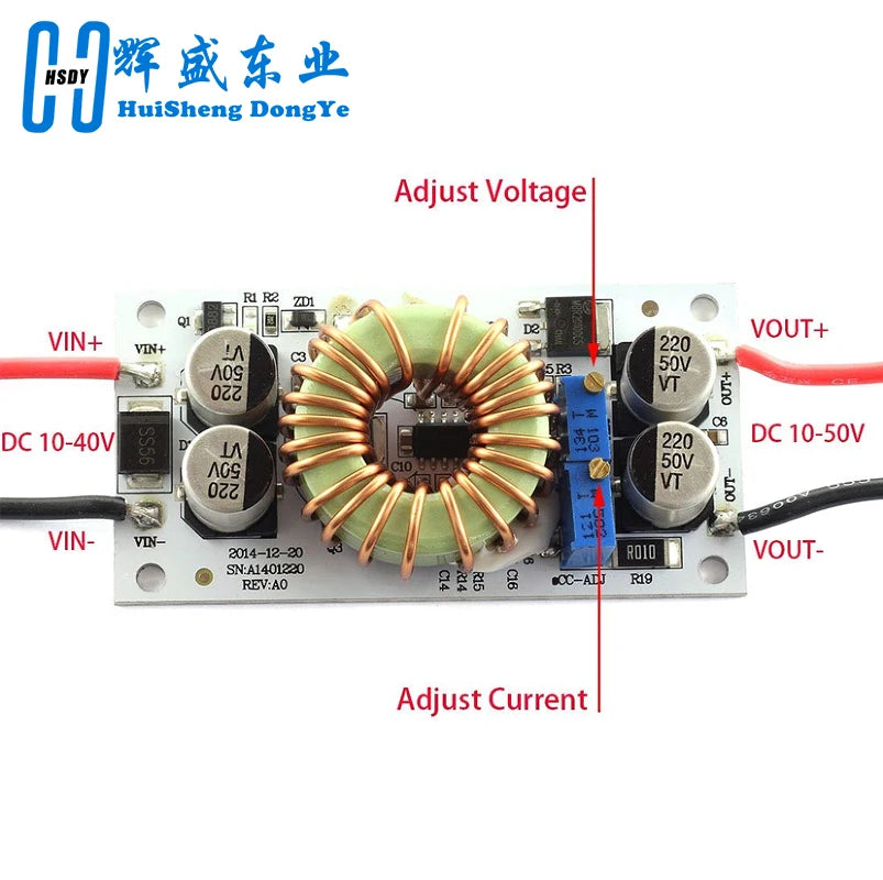 1pcs DC-DC boost converter Constant Current Mobile Power supply 10A 250W LED Driver Step Up Module