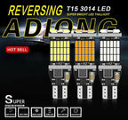 2/6pcs T15 Reverse Light W16W Led Super Bright 10W Canbus Backup Light Car Park Light White Red 12V
