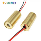 1PCS 9MM Industrial Grade Laser Head, 10mW Red Dot Spot, Straight Cross, 3V Line Horizontal Positioning Laser Module